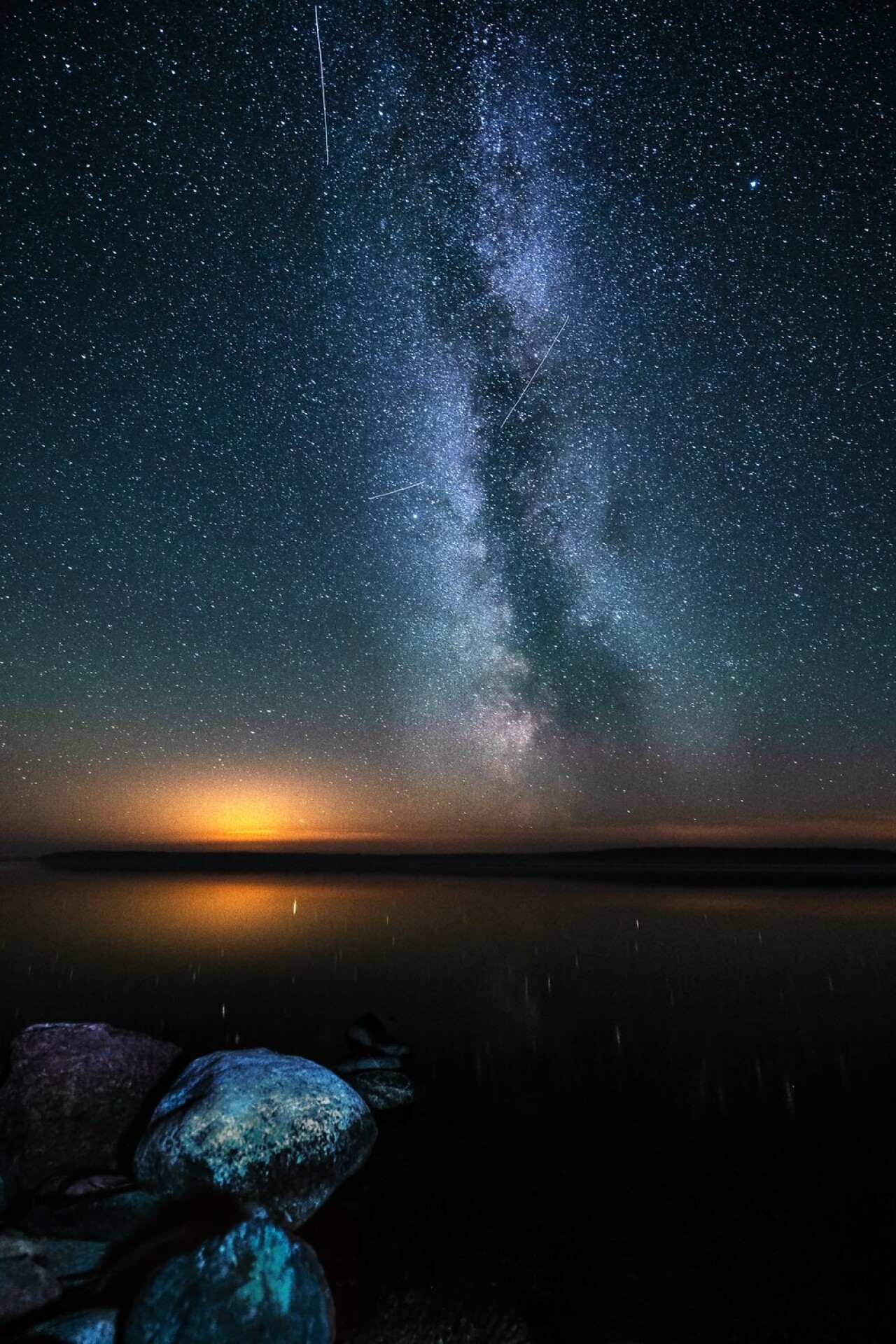 Номинант, 2021. «Путь к неизведанному». Ладожское озеро, вид с острова Лункулансаари, август 2020 года. Автор Евгения Курочко