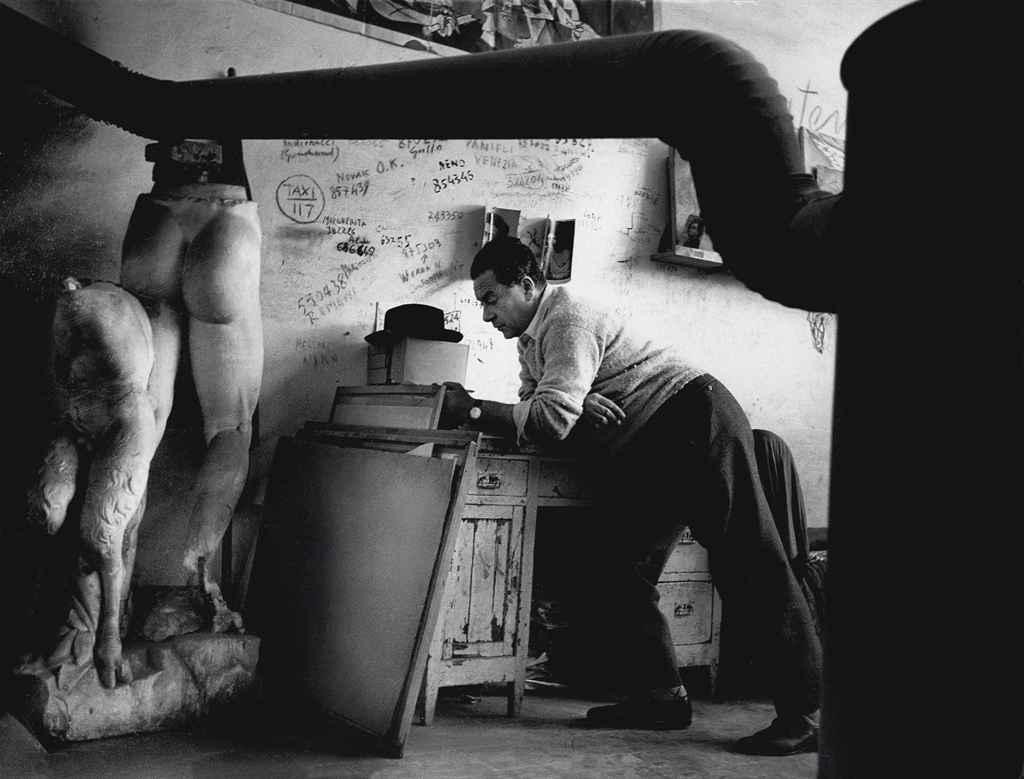 Ренато Гуттузо, 1960. Фотограф Марио Де Бьязи