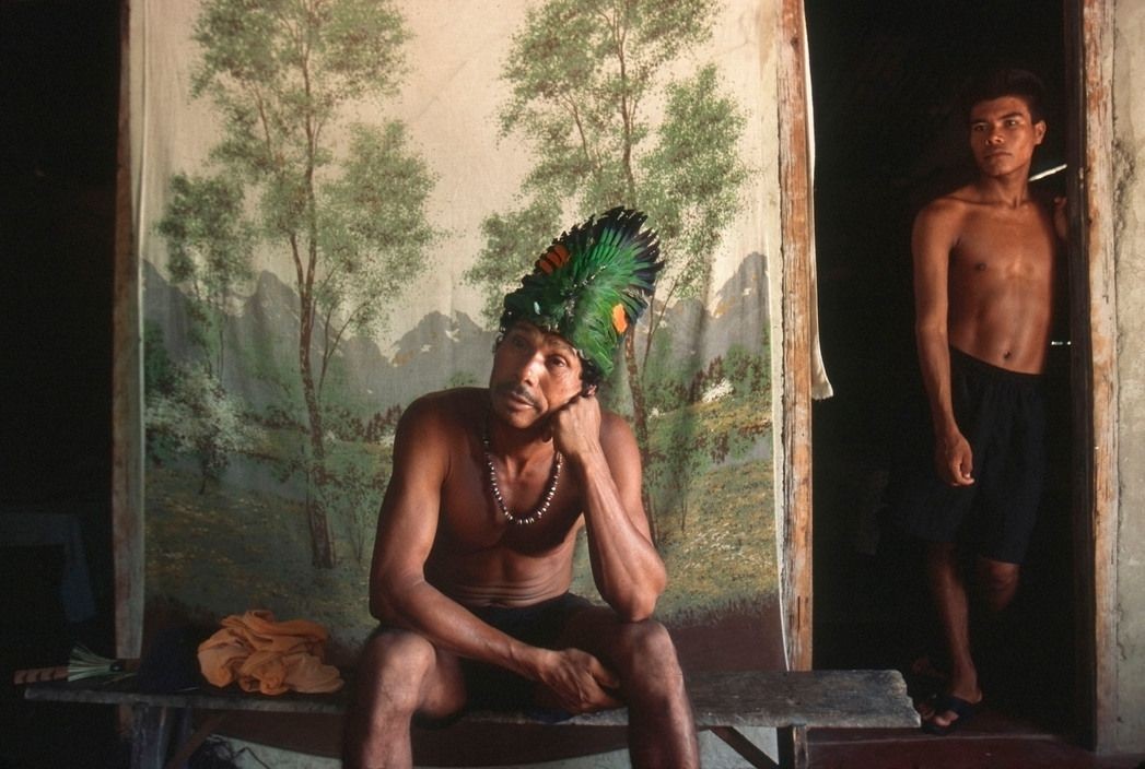 Индейская резервация, Барра-Велья, Бразилия, 1999 год. Фотограф Томас Хёпкер