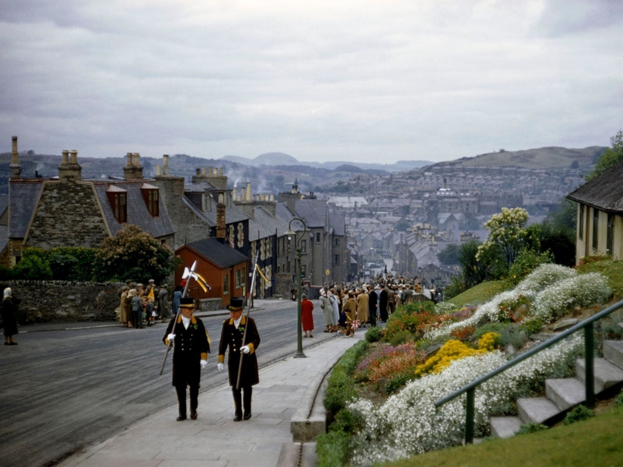 Фестиваль верховой езды, Шотландия, 1957. Фотограф Кэтлин Ревис