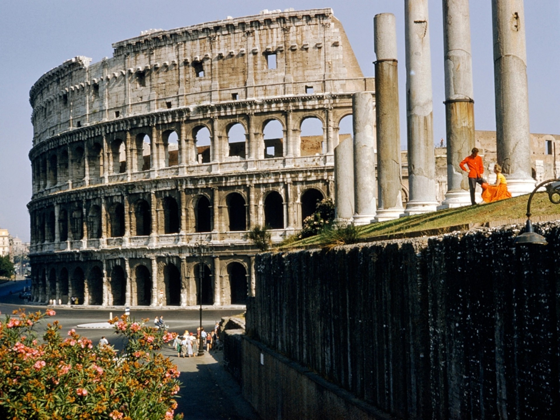 Колизей, Рим, 1957. Фотограф Б. Энтони Стюарт