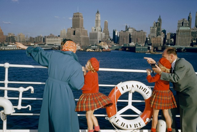 Нью-Йорк, 1954. Фотограф Дэвид Бойер