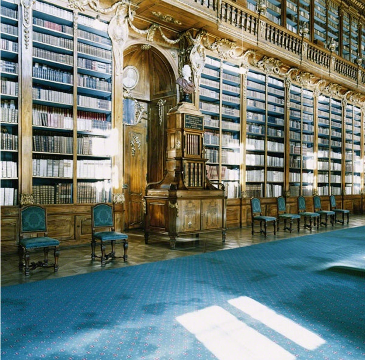 Страговская библиотека, Прага, 2004. Фотограф Кандида Хёфер