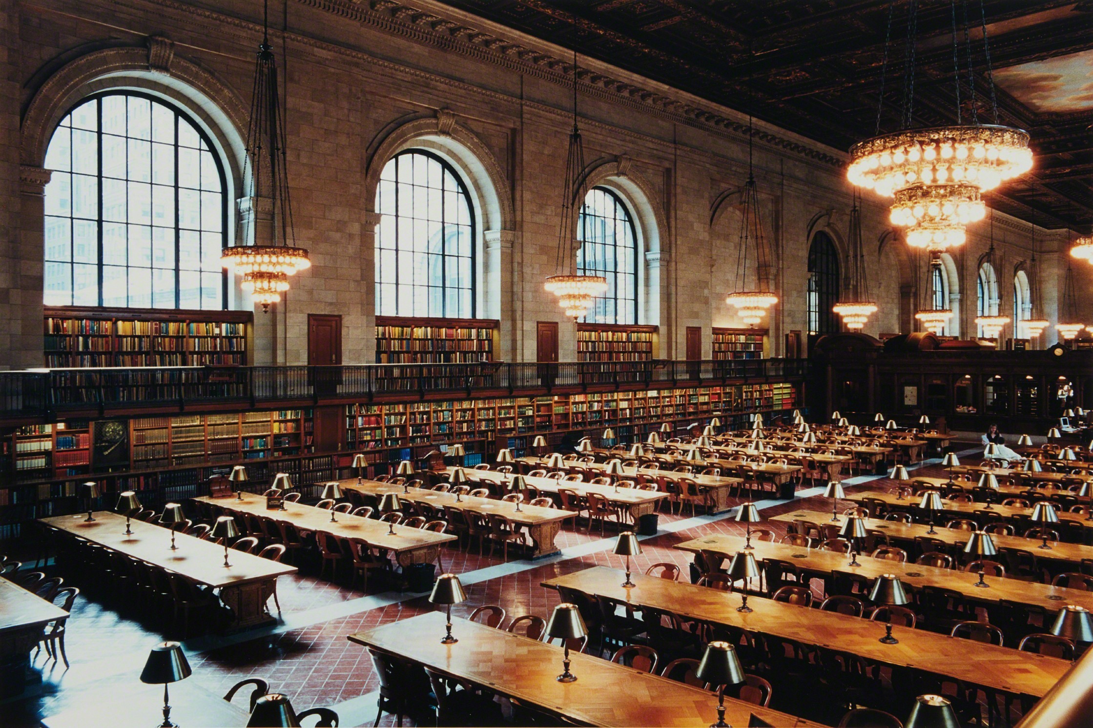 Нью-Йоркская публичная библиотека, 1999. Фотограф Кандида Хёфер