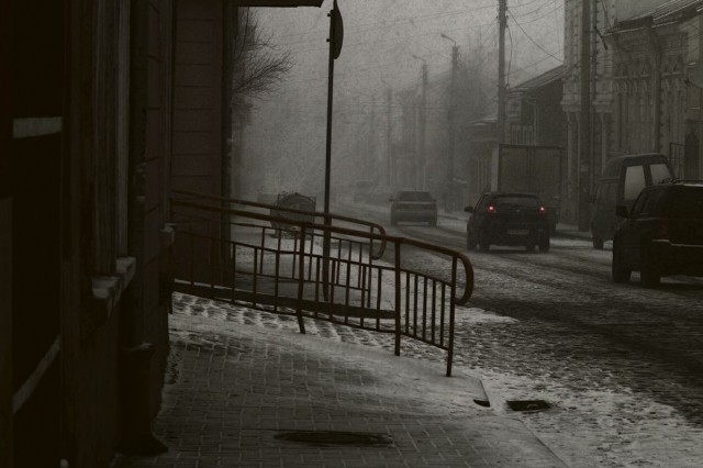 Зима в Черновцах. Фотограф Борис Савельев