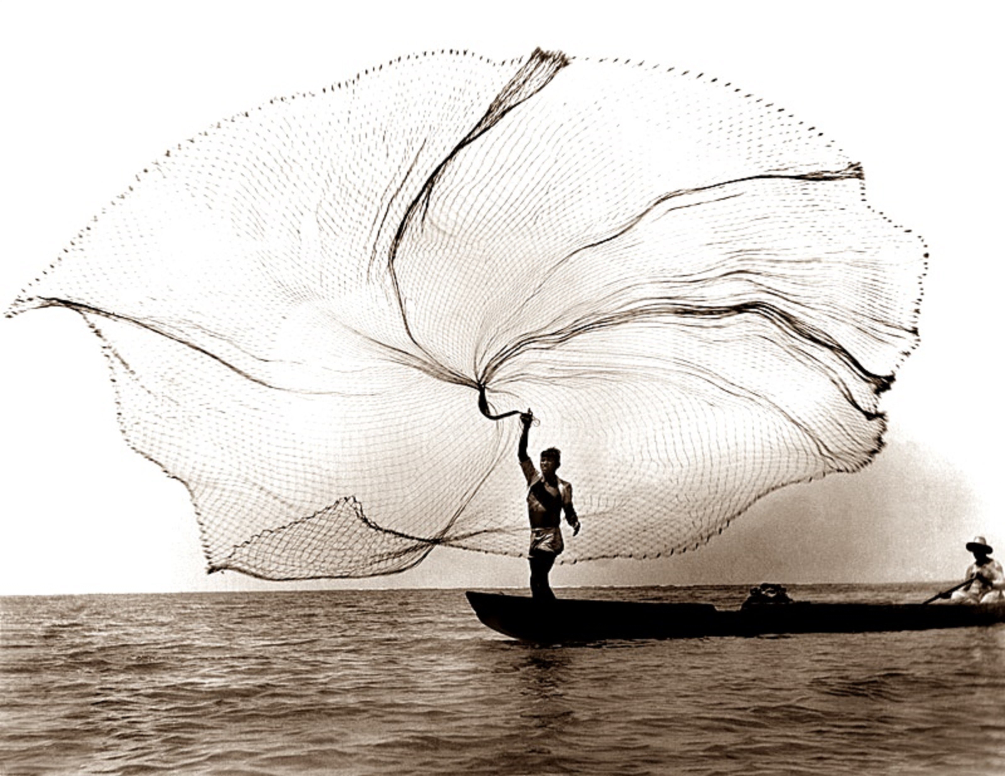 Рыбак. Магдалена, Колумбия, 1939. Фотограф Лео Матиз