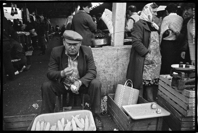 Комаровский рынок, Минск, 1988. Фотограф Владимир Парфенок