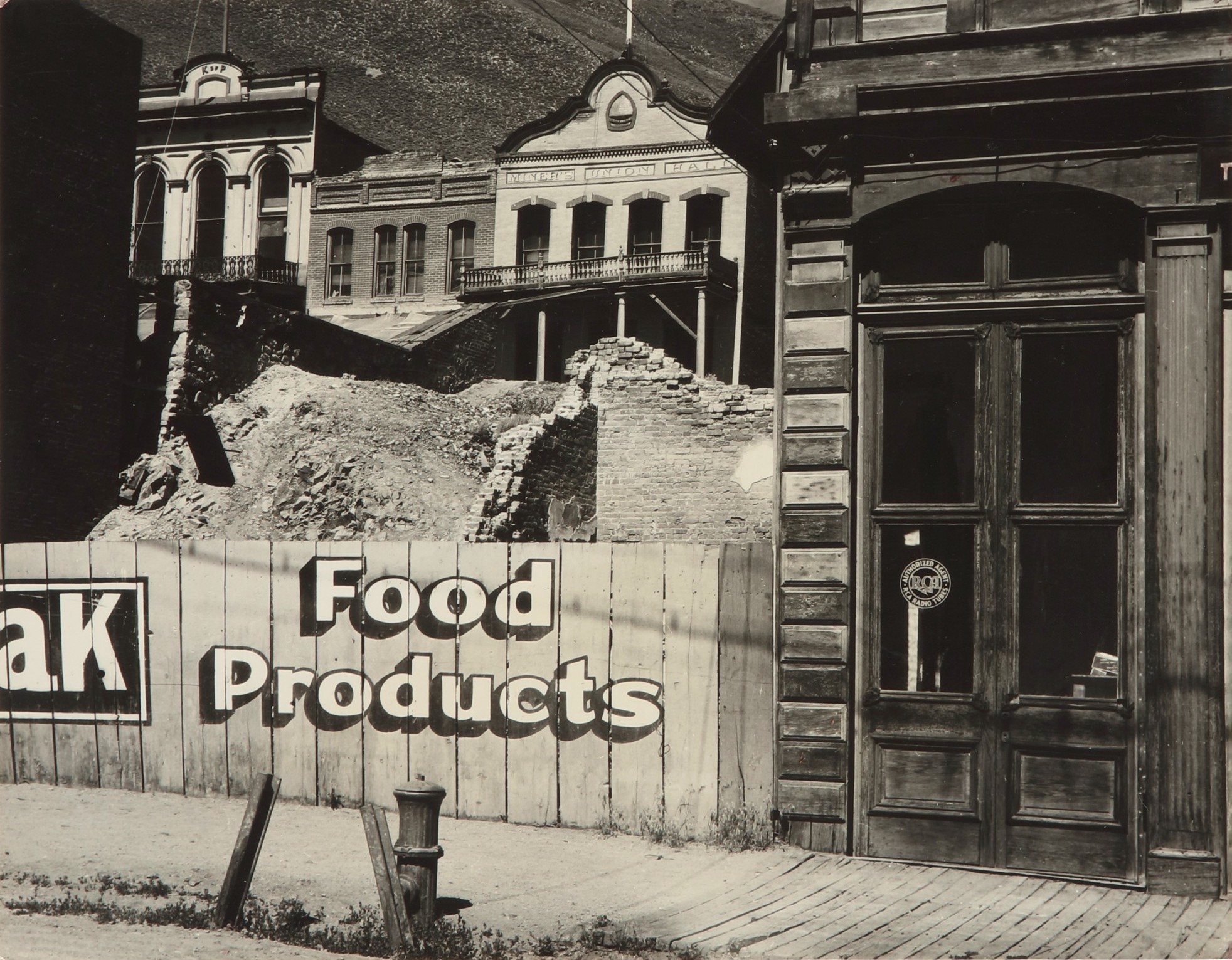 Продукты питания. Вирджиния-Сити, 1939. Фотограф Альма Лэвенсон