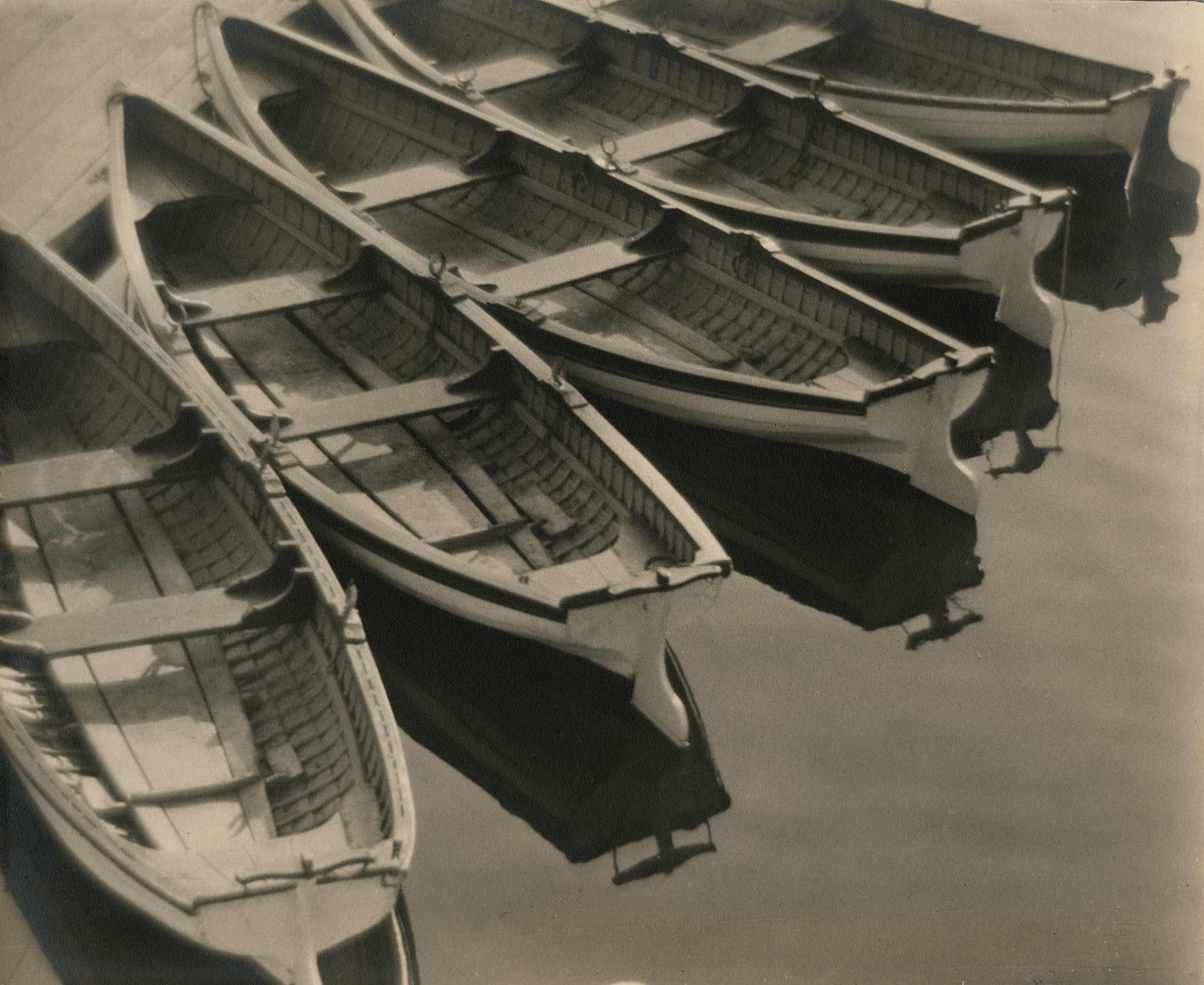 Лодки, 1929. Фотограф Альма Лэвенсон