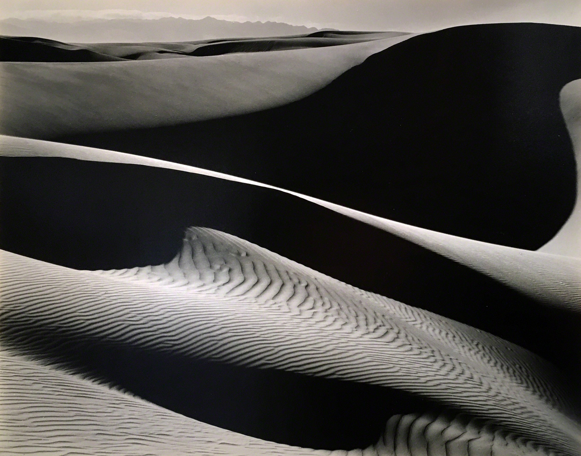 Дюны, 1936. Фотограф Эдвард Уэстон