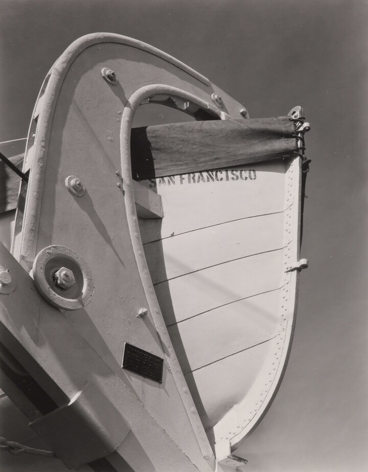 Спасательная шлюпка, 1931. Фотограф Уиллард Ван Дайк
