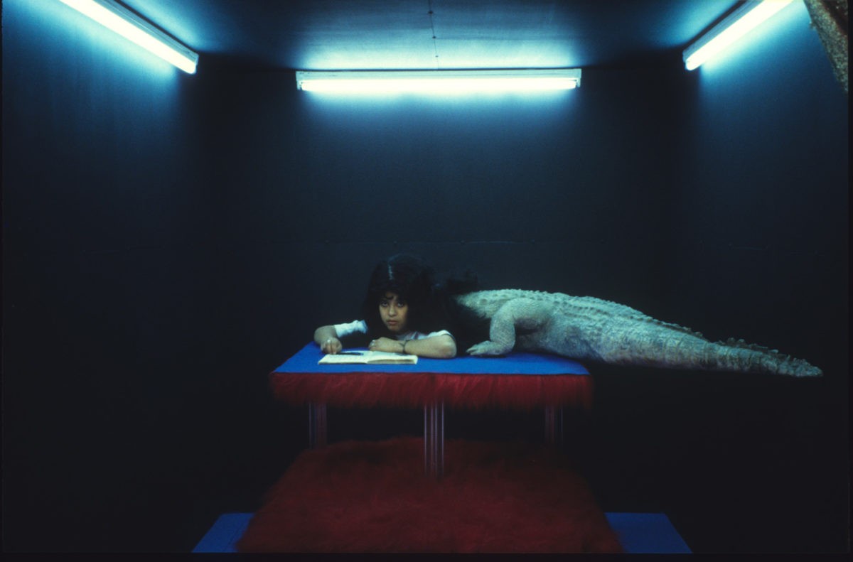 Женщина-крокодил, Париж, 2000 год. Фотограф Долорес Марат