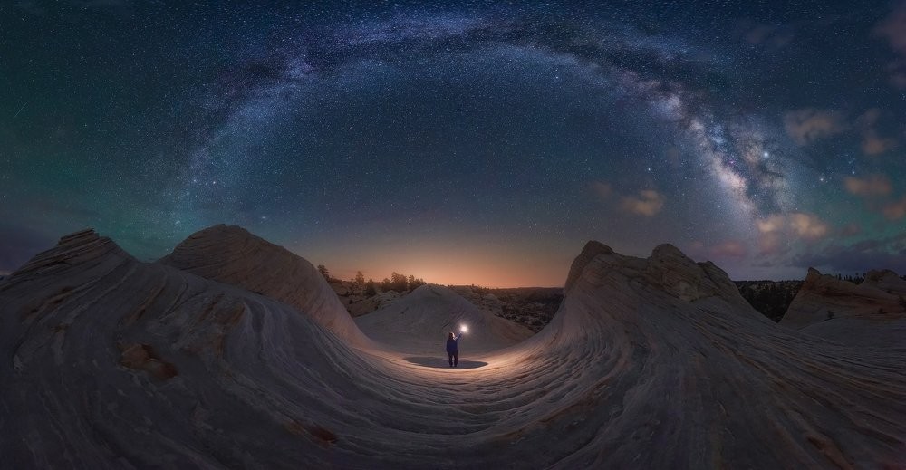 Мечты сбываются. Панорама, снятая штате Юта. Фотограф Кастро Пардо Хулио