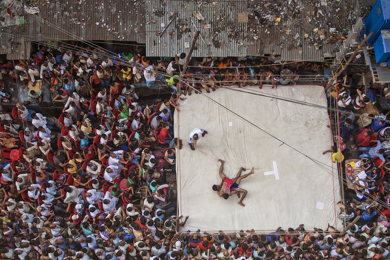 1 место в категории Спорт в действии, 2021. Уличные бои в Индии. Автор Анупам Рой Чоудхури