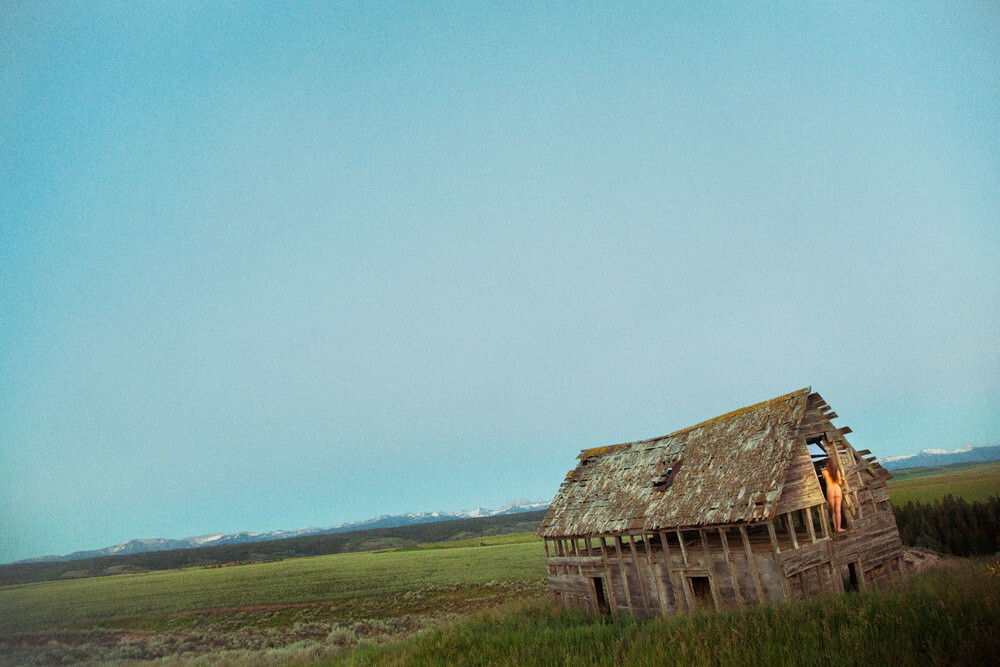 Перекошенный сарай, 2012 год. Фотограф Райан МакГинли