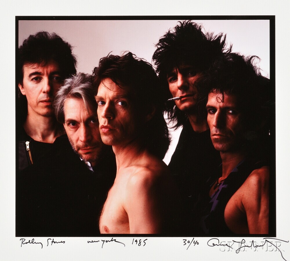 Rolling Stones, Нью-Йорк, 1985. Фотограф Энни Лейбовиц