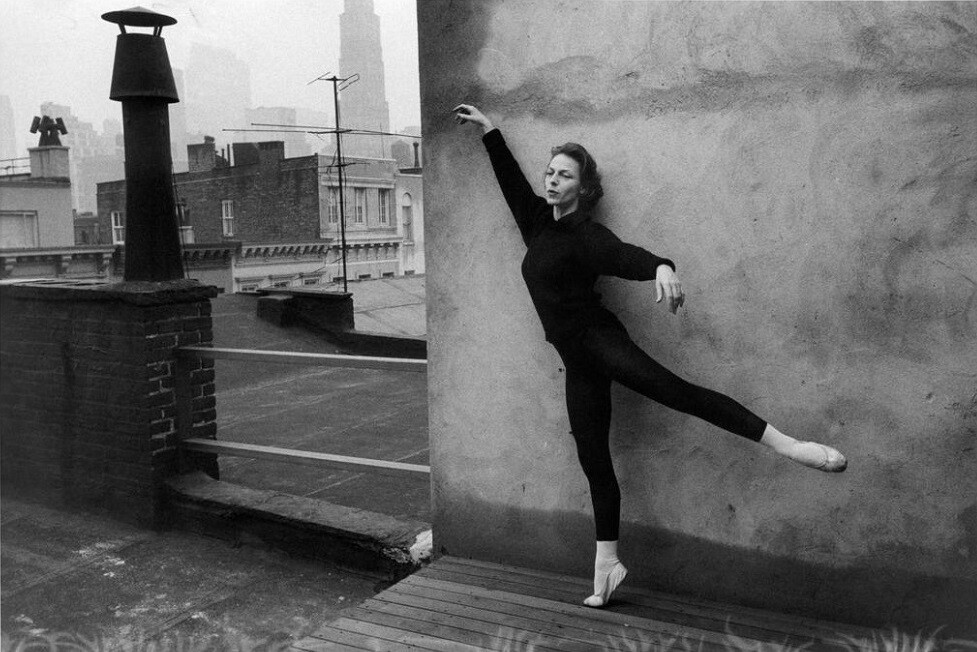 Нью-Йорк, Балерина Вера Зорина, 1958 год. Фотограф Инге Морат