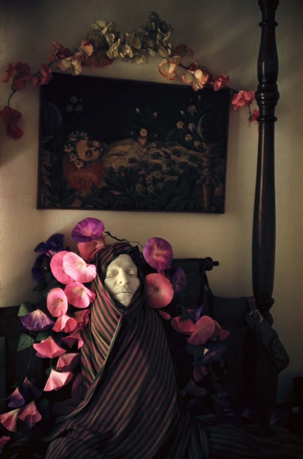 Посмертная маска Фриды Кало, Мексика,1959 год. Фотограф Инге Морат