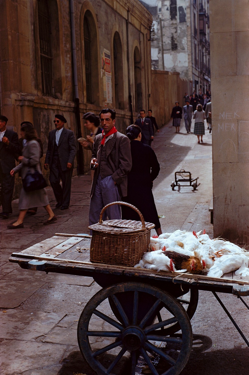 Памплона, Испания, 1954 год. Фотограф Инге Морат