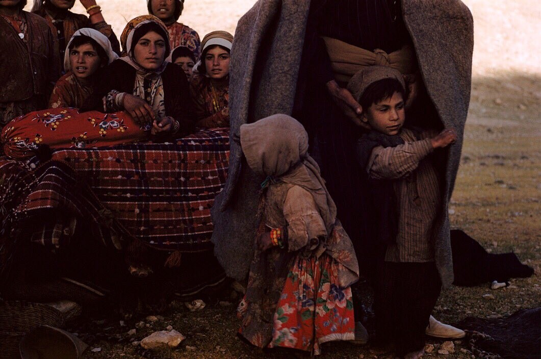 Иранские кочевники, 1956 год. Фотограф Инге Морат