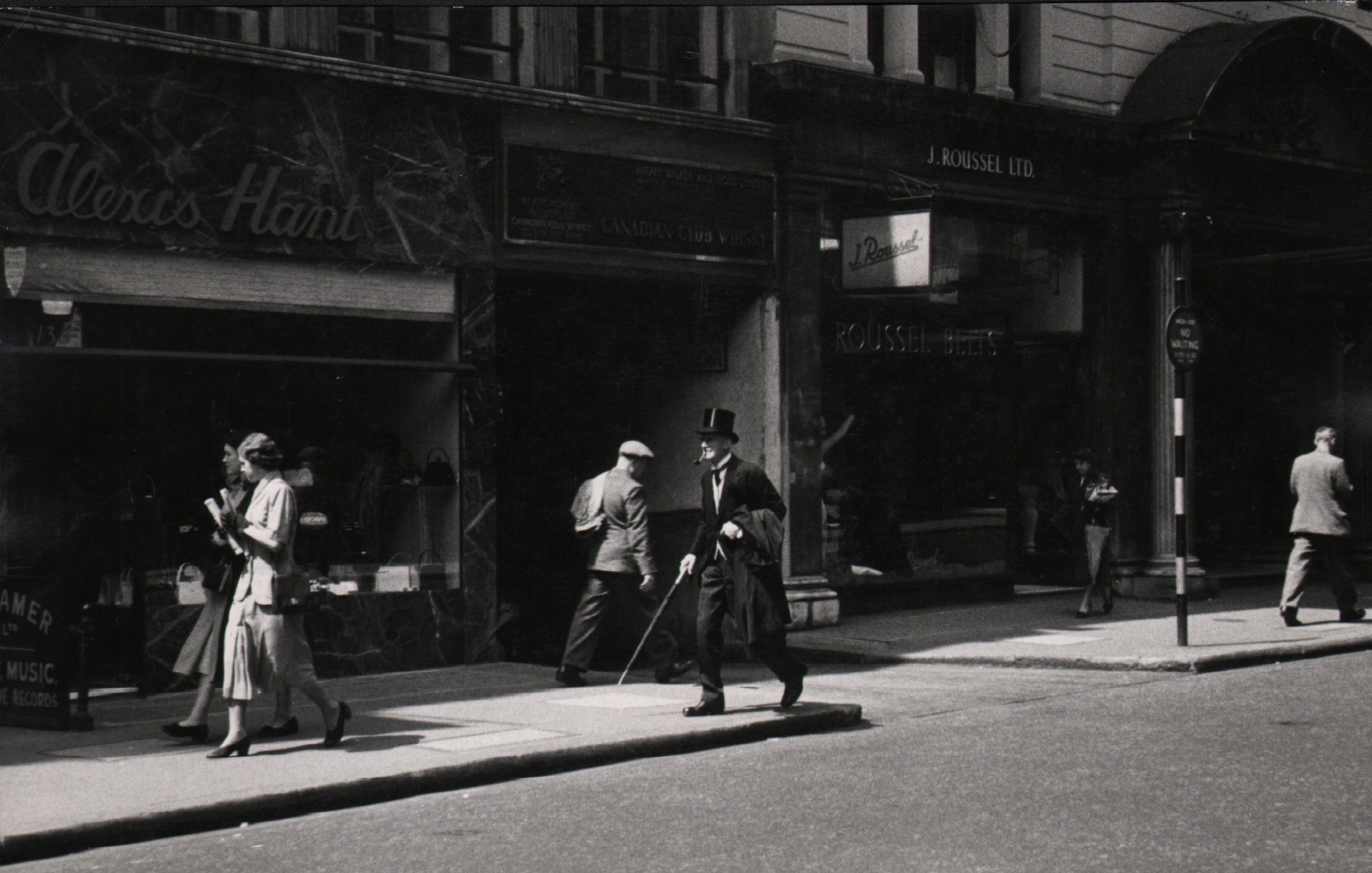 Риджент-стрит, Лондон, 1949. Фотограф Эрнст Хаас