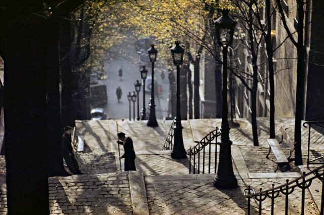 Монмартр, Париж, 1954. Фотограф Эрнст Хаас