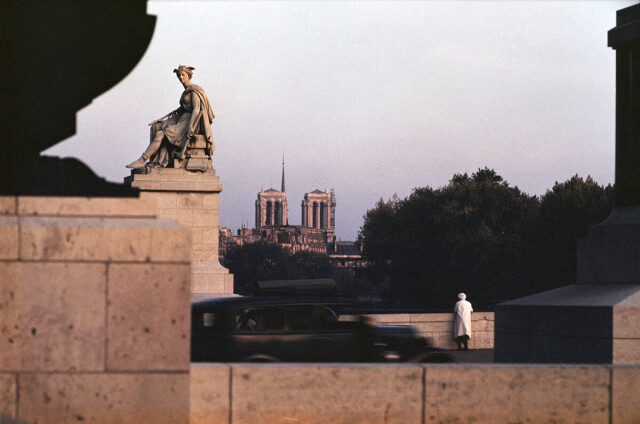 Париж, Франция, 1954. Фотограф Эрнст Хаас