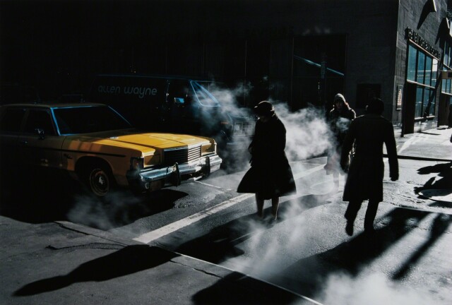 Пешеходный переход, Нью-Йорк, 1980. Фотограф Эрнст Хаас