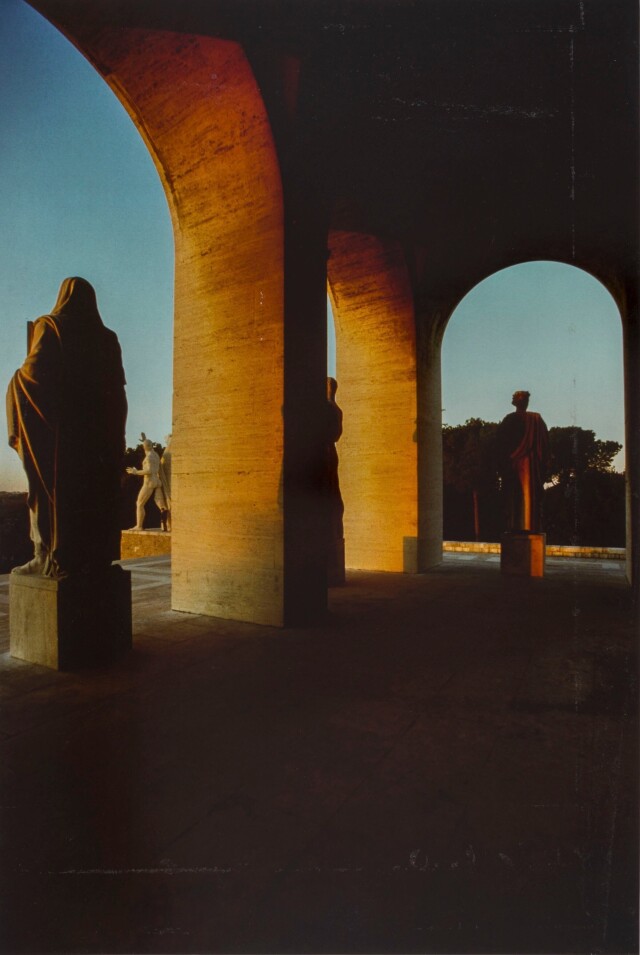 Рим, 1980. Фотограф Франко Фонтана