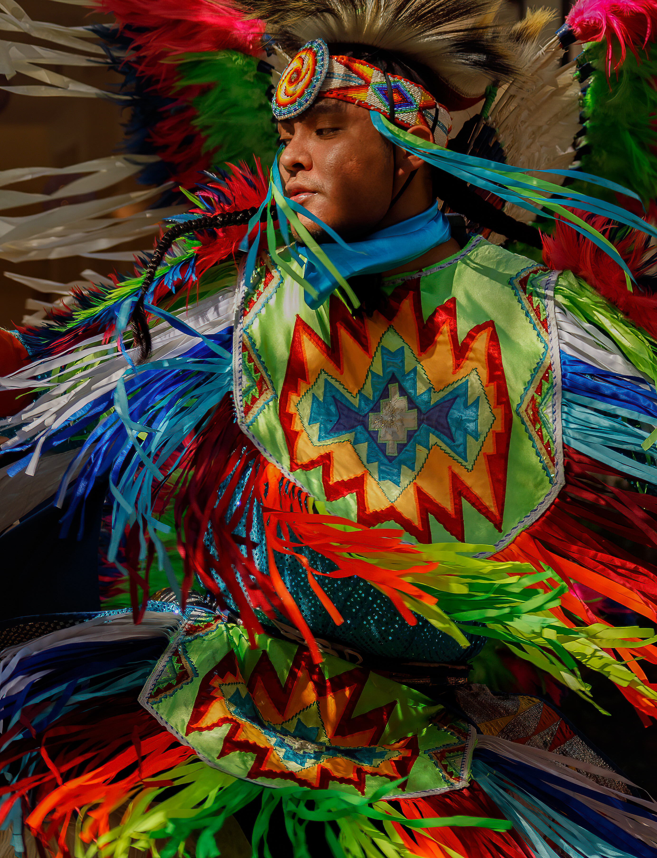 Победитель в категории Американский опыт, 2021. Кеннет Ширли из танцевальной труппы Indigenous Enterprise. Седона, Аризона. Автор Крейг Лефевр