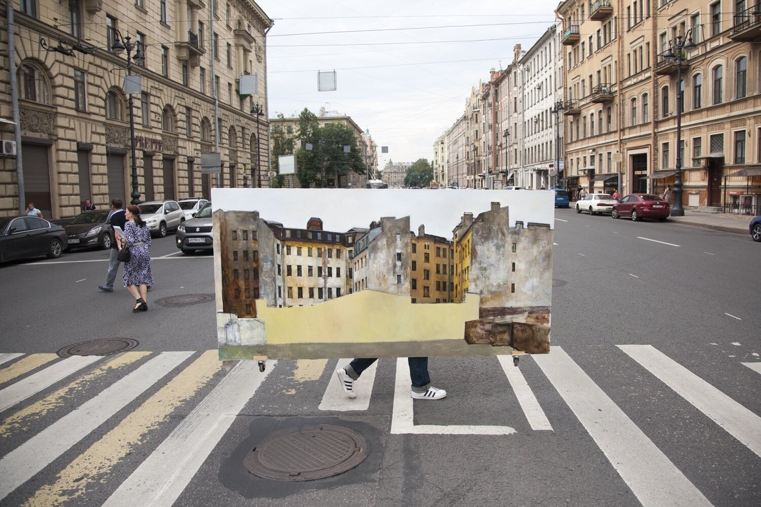 Победитель в категории «Улица/город», 2021. Картина переходит дорогу. Автор Николай Щеголев