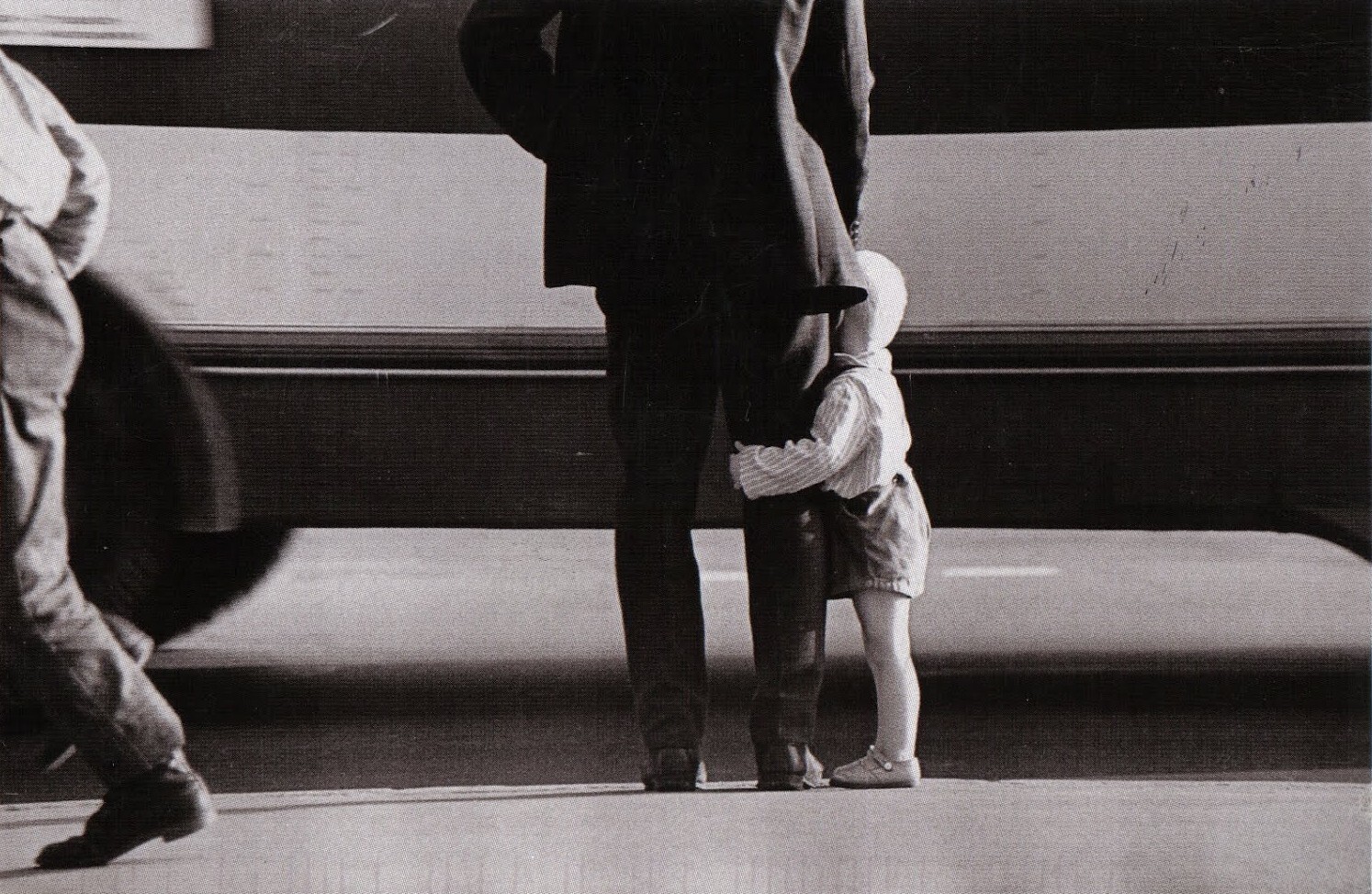 Отец и сын, 1960-е. Фотограф Игорь Гневашев