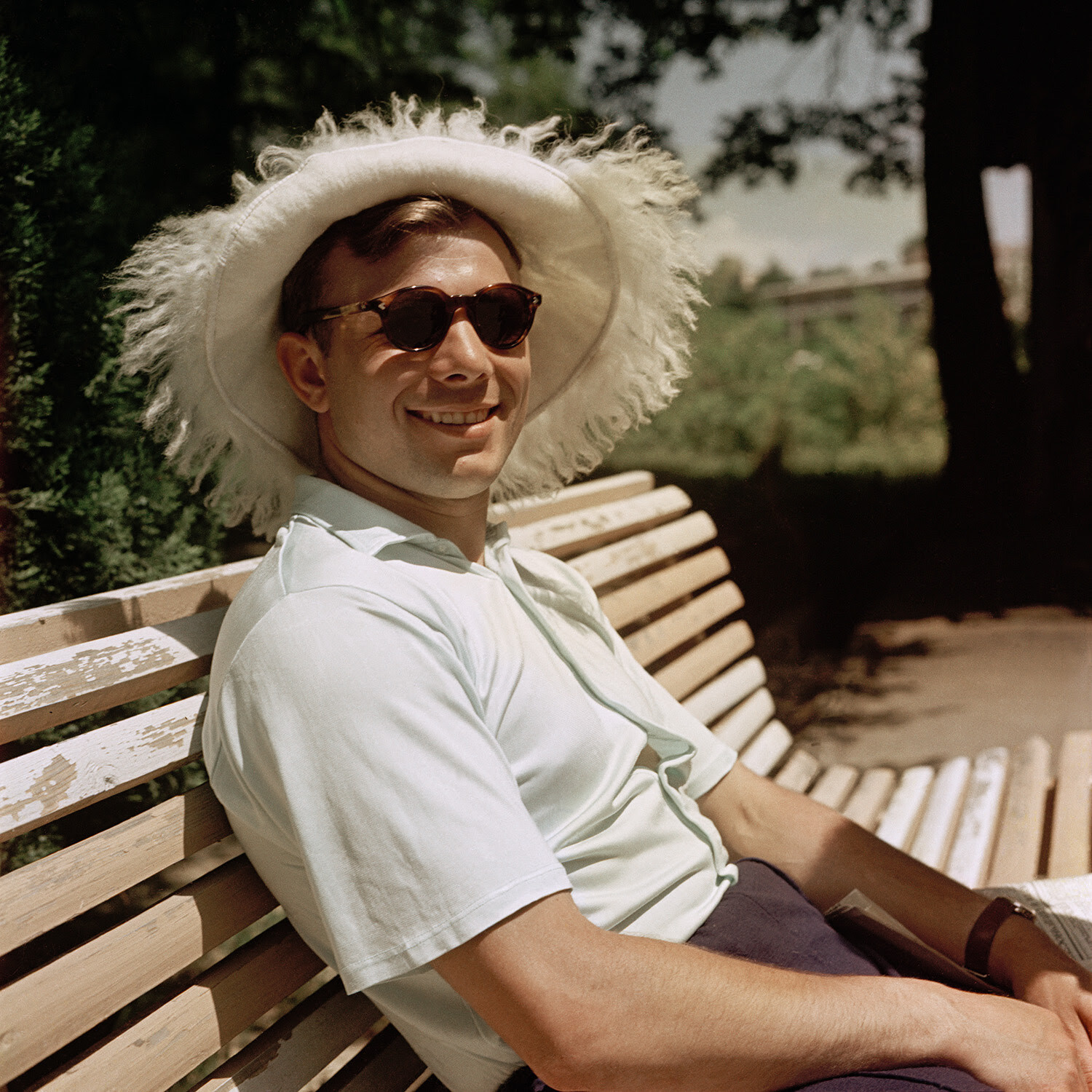 Юрий Гагарин. Сочи, 1961. Фотограф Юрий Абрамочкин