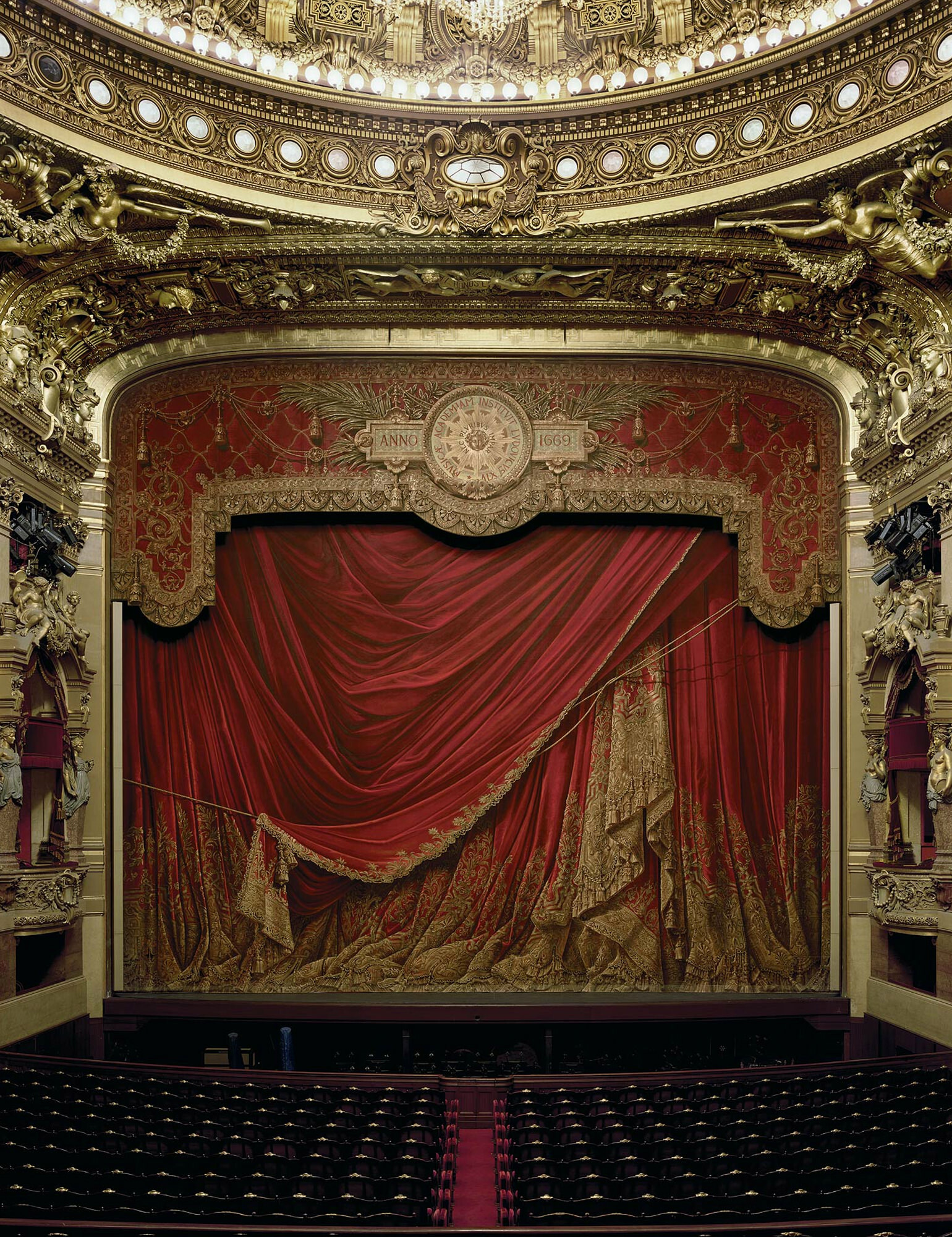Опера Гарнье, Париж, Франция, 2009 год. Фотограф Дэвид Левенти