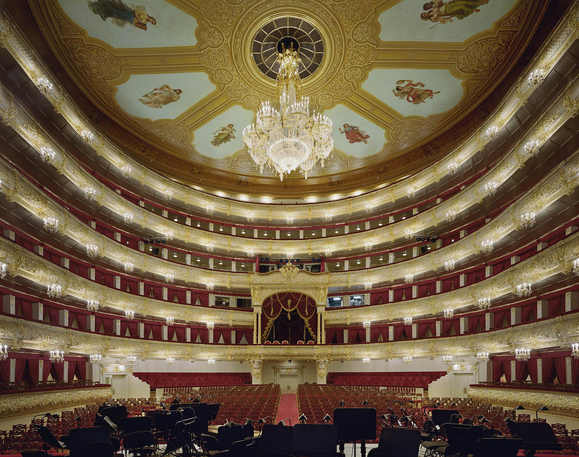 Большой театр, Москва, Россия, 2011 год. Фотограф Дэвид Левенти