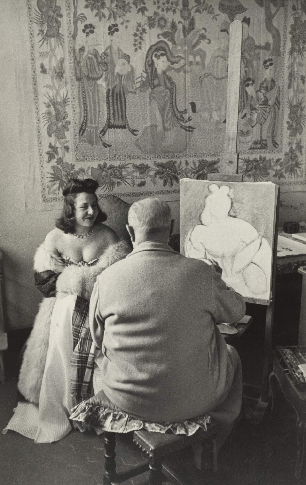 Анри Матисс, Ванс, Франция, 1944. Фотограф Анри Картье-Брессон