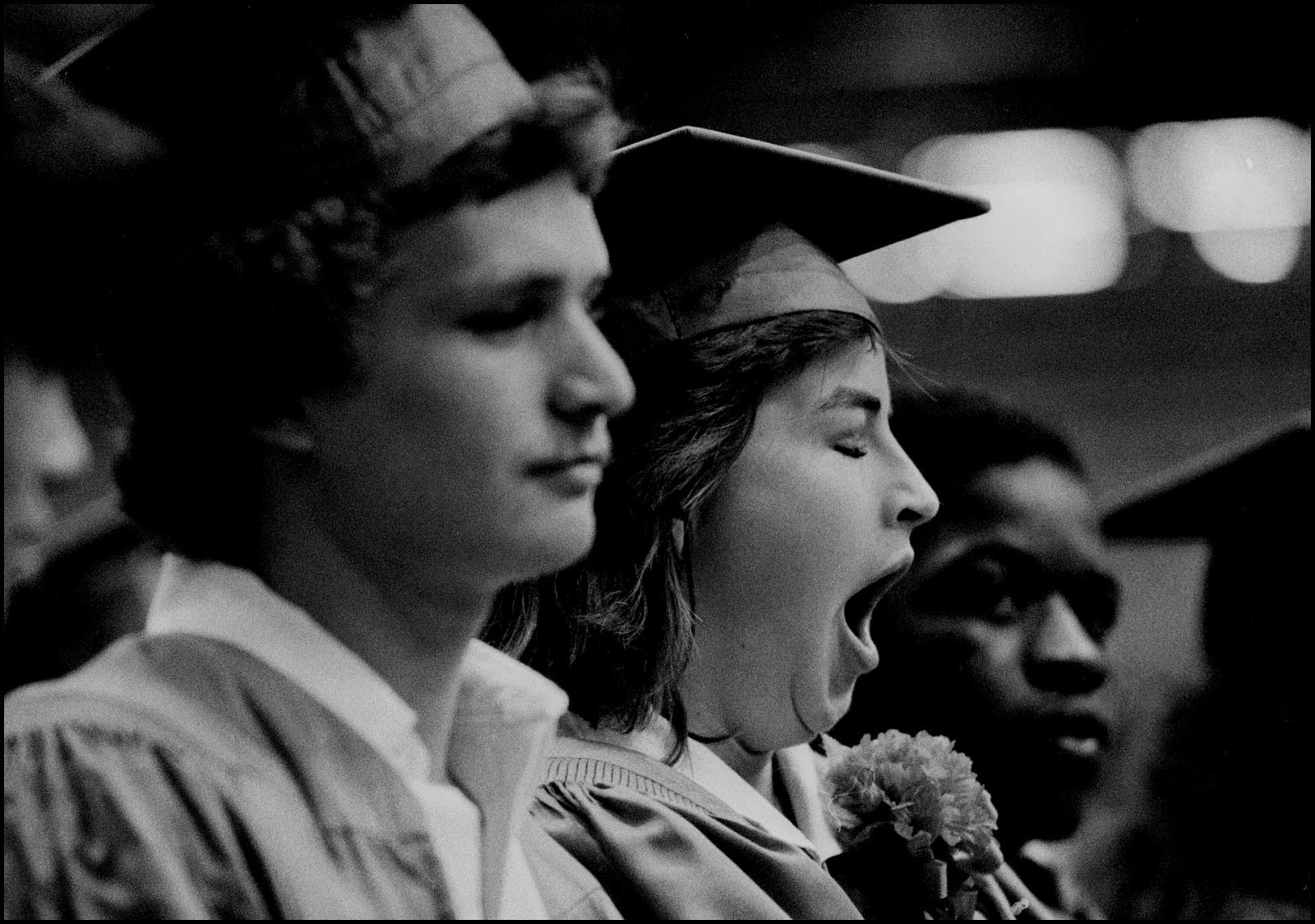 Сонная старшеклассница, Эвансвилл, Индиана, США, 1981. Джефф Уайденер