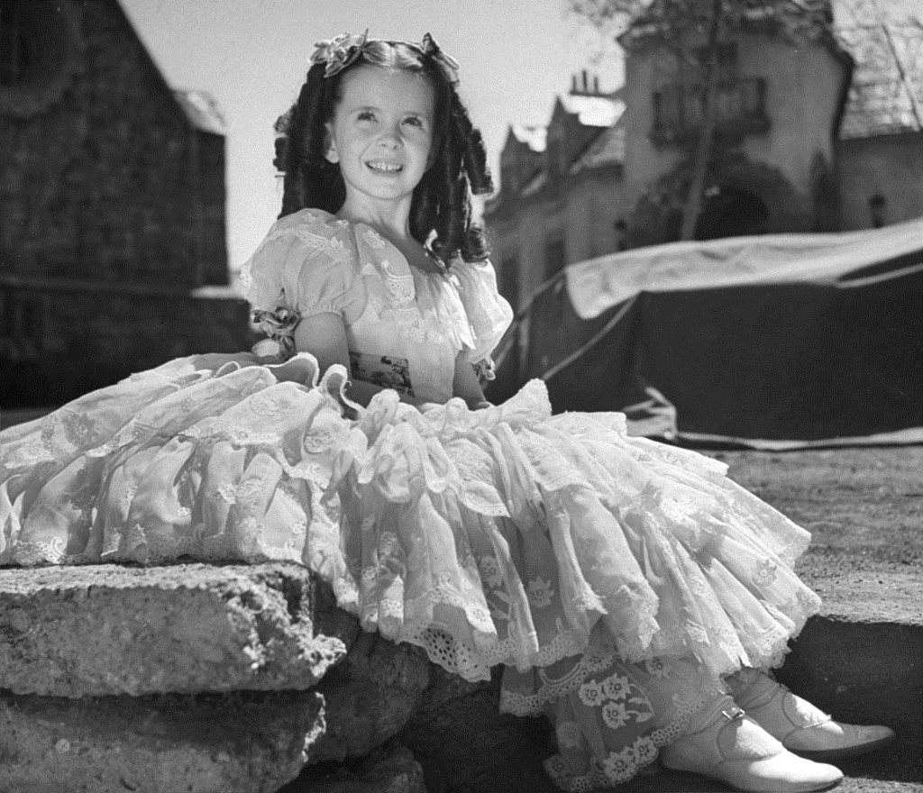 Маргарет О’Брайен на съёмках фильма «Джейн Эйр», 1943. Уолтер Сандерс
