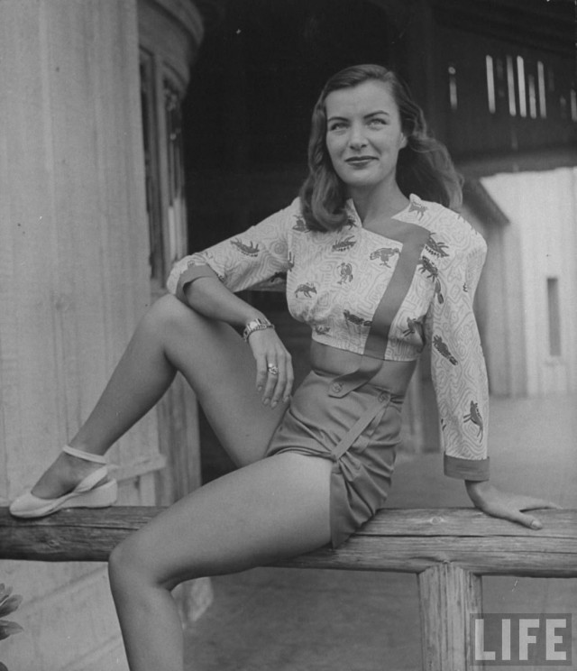 Модный показ, США, 1945. Уолтер Сандерс