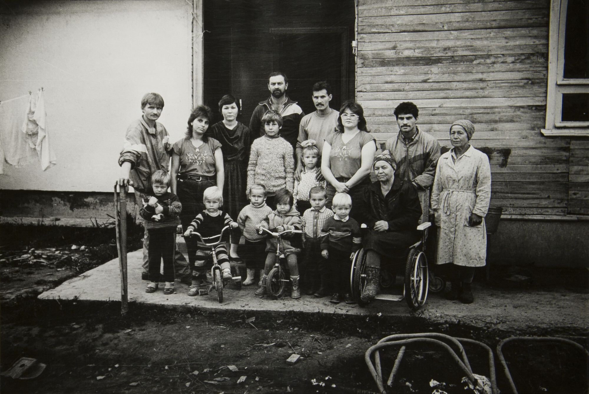 Переселенцы из Казахстана, 1986. Фотограф Борис Михалевкин