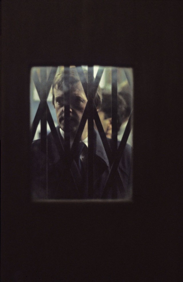 Человек в метро. Лондон, 1980-е. Боб Маззер