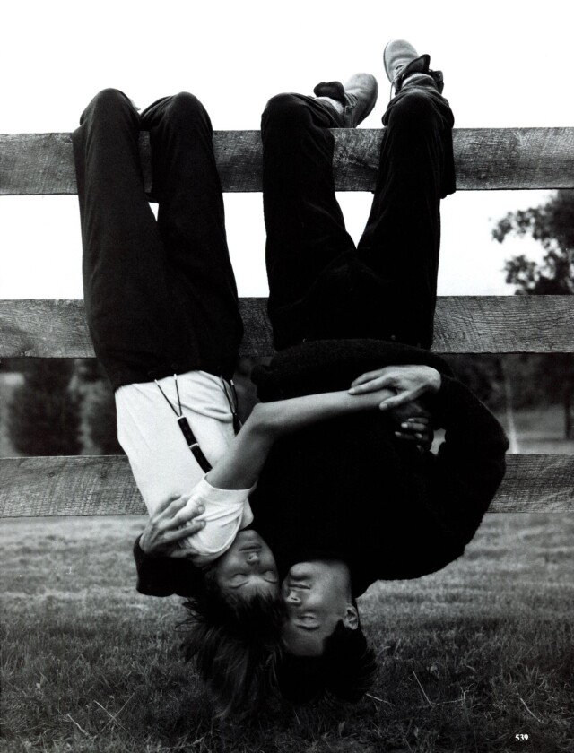 Линда Евангелиста и Кайл Маклахлен, 1993. Фотограф Стивен Майзель