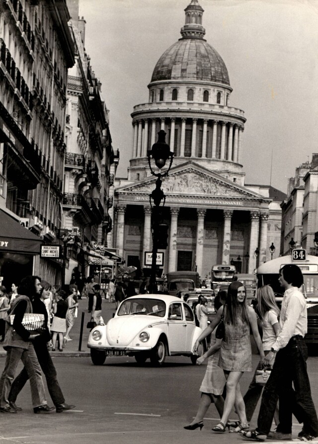 Пантеон, Париж, 1976. Фотограф Робер Дуано