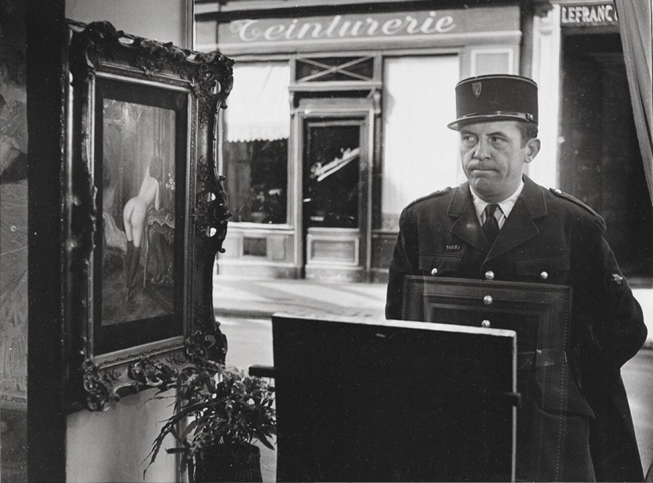 «Косой взгляд». Галерея Роми в Париже, 1948. Фотограф Робер Дуано