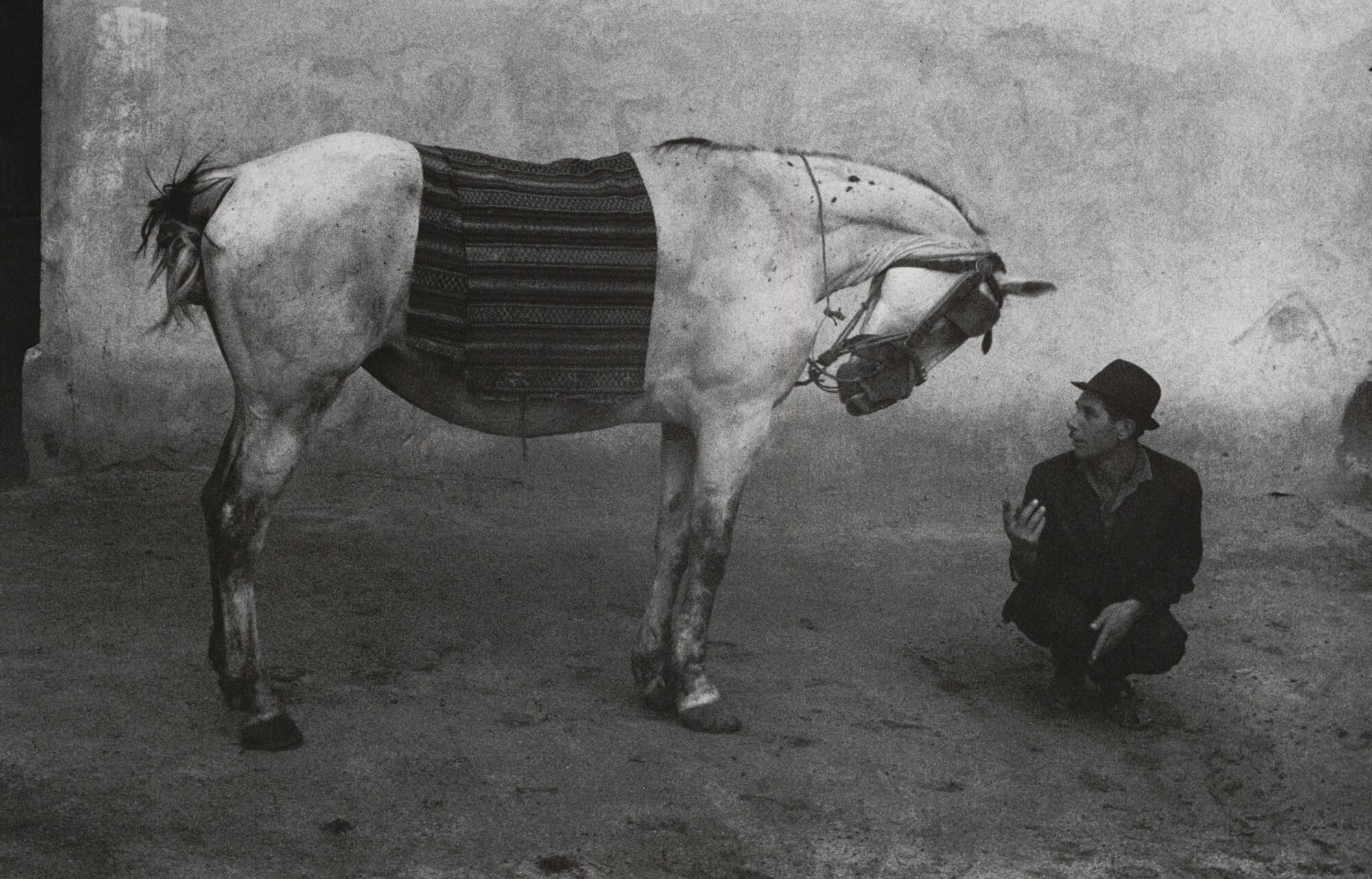Цыган с лошадью, 1968. Фотограф Йозеф Куделка