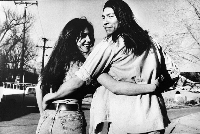 Пара индейцев из народностей кайова и лакота. Санта-Фе, Нью-Мексико, 1992. Фотограф Ришар Ожар