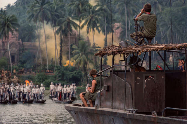 Съёмки фильма «Апокалипсис сегодня», Филиппины, 1976 год. Фотограф Час Герретсен