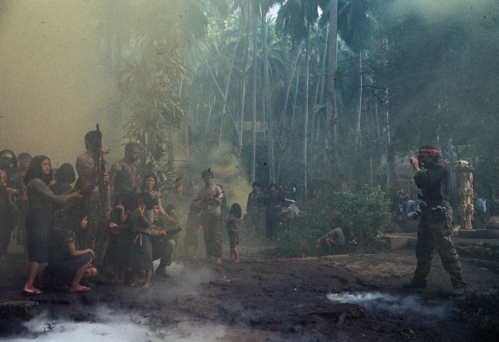 Съёмки фильма Апокалипсис сегодня, Филиппины, 1976 год. Фотограф Час Герретсен