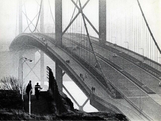 Мост Форт-Роуд, Эдинбург, 1965. Фотограф Роберт Бломфилд