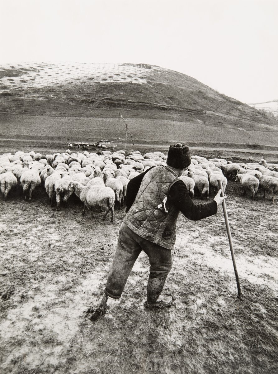 Одноногий пастух, 1976. Фотограф Петер Корниш